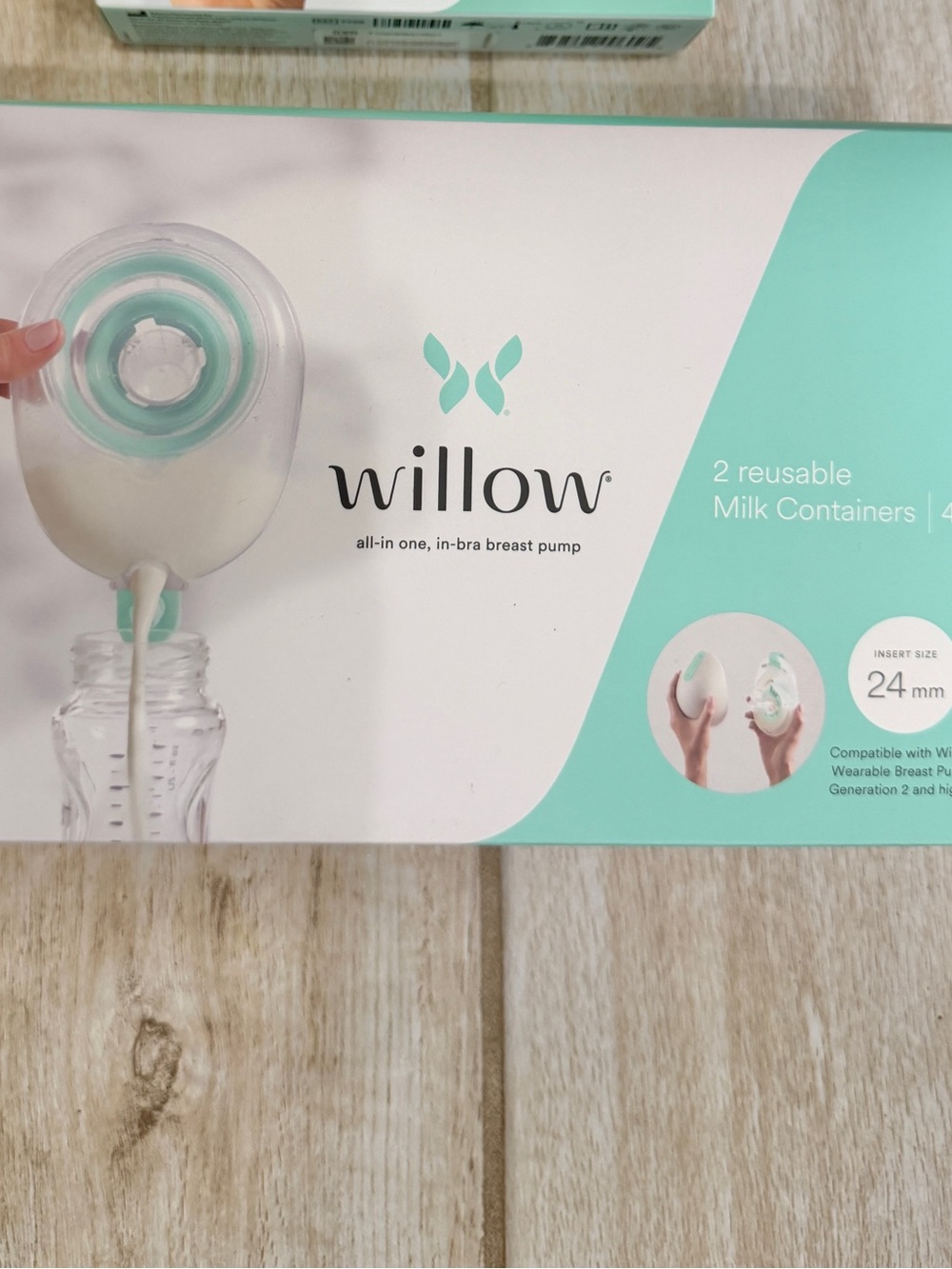 Willow NEW - Reusable Milk pumping Containers  24 mm unopened box